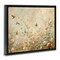 Stupell Industries Swallows in Flower Meadow Floater Framed Canvas Wall Art Design by Arlington Prints